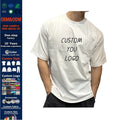 Custom Men's Summer T-Shirts Regular Fit 230Gsm 95% Cotton 5% Spandex Short Sleeve Casual Knitted Blank Solid Pattern