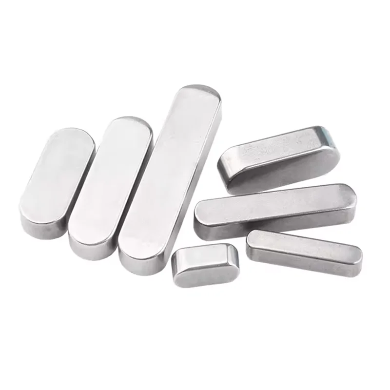A2 A4 M4 M5 M6 Wholesale Price 304 Stainless Steel DIN 6885 Type a Parallel Shaft Key 3mm 4mm 5mm 6mm Flat Keys All Size