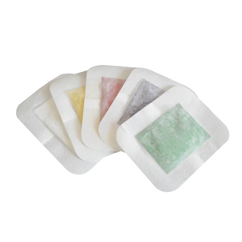 10PCS/Set Herbal Sheet Foot Care Patches with Adhesive Slimming Detoxification Non-Woven Fabric