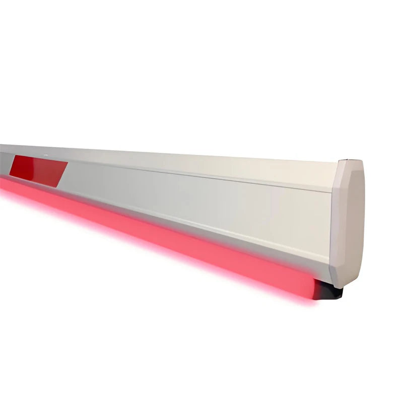Parking Lot Barrier Arm Aluminum Alloy Stainless Steel Replacement Arm for Automatic Boom Barrier White/Red Stripes