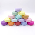 Custom Empty Skin Care Cream PP Plastic Beauty Lip Balm Jar 5g 10g Cosmetics Packaging Macaron Cream Jar for Lid Scrub
