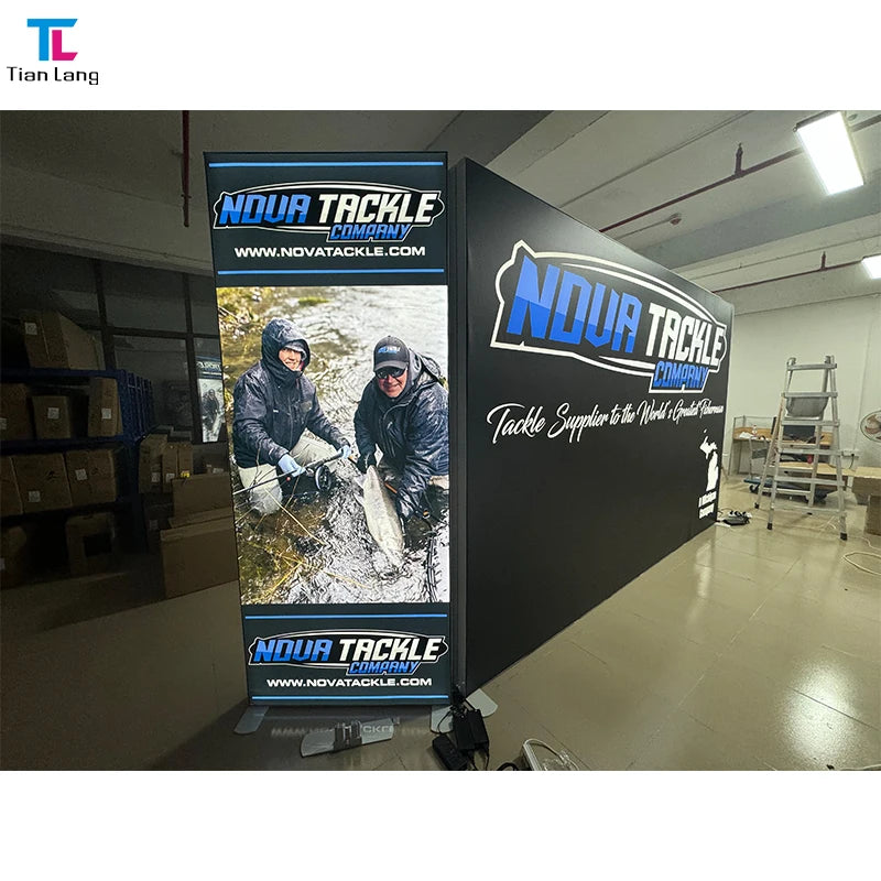 2022 Trade Show Equipment Quick Setup Stand Style Modular Display Booths Bodyscan 3D Booth Design for Clothing Fair