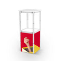 YOHOO Eco-Friendly Aluminium Showcase Trade Show Foldable Twist Tower Exhibition Display Case