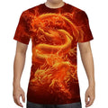 Fitspi Men T-Shirt 3D Print T Shirt Men Graphic Tee Men S-6Xl