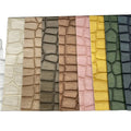 Imitation Crocodile Snake Skin PU Synthetic Leather Outdoor Stretch Shoes Bags