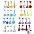 Fashion Belly Piercing Stainless Steel for Women Belly Ring Jewelry Set