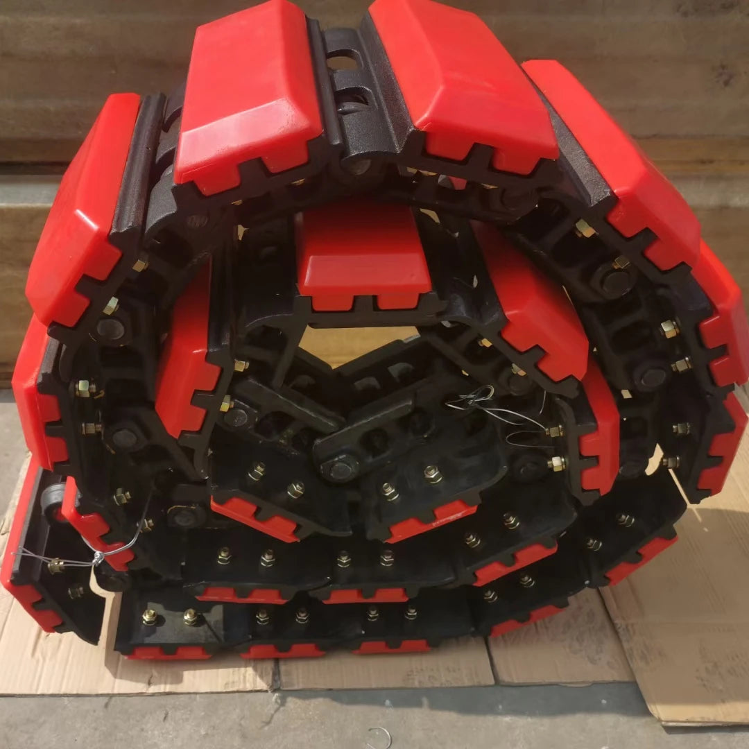 300mm 400mm 450mm 500m  600mm Rubber Track Pads Bolt Clip on for Paver Milling Machine