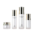 Factory Custom Luxury Cosmetics Empty Cream Jar Pump Spray Bottle Acrylic Skin Care Packaging Set Screen Printing Essential Oil