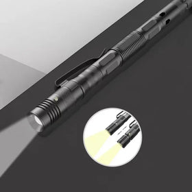 7-in-1 Multi-Functional Tactical Pen with Lighting for Writing & Self-Defense Custom Logo Gift Box for Men & Students