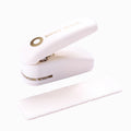 Loose-Leaf Ring Hole Puncher Book Buckle Paper Tape Retainer Handheld Donut Hole Punch for Handwriting Practice