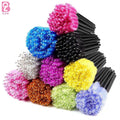 Beiqili Disposable Nylon Eyelash Mascara Wands Plastic Handle Smudge Brush Private Label Eye Makeup Brush for Eyelash Extension