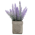 Hot Sale Lavender Bonsai Artificial Plants Potted Plastic Lavender Flower With Pot