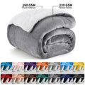 Factory Lightweight Sherpa Fleece Throw Blanket for Winter King Size Super Soft Luxurious Plush Warm Travel Blanket Twin Size