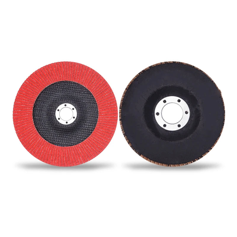 Customizable 4 1/2 Inch 5 Inch Ceramic Abrasive Flap Disc 120 Grit Flapper Disc for Stainless Steel Grinding Polishing Medium