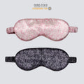Custom Logo Design European Pattern Printed Night Sleeping Travel Eye Mask Cover Blindfold With Custom Gift Box