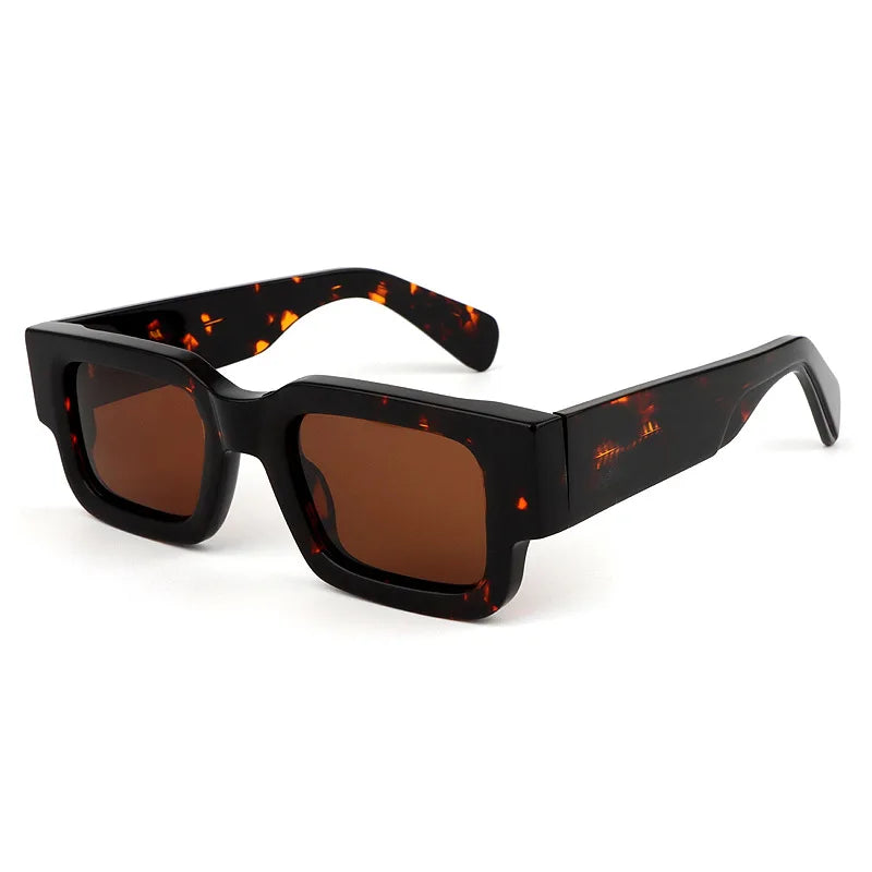 Thick Frame Sunglasses Polarized Glasses for Women Square Sunglasses Unisex 2025 Custom Acetate Sunglasses