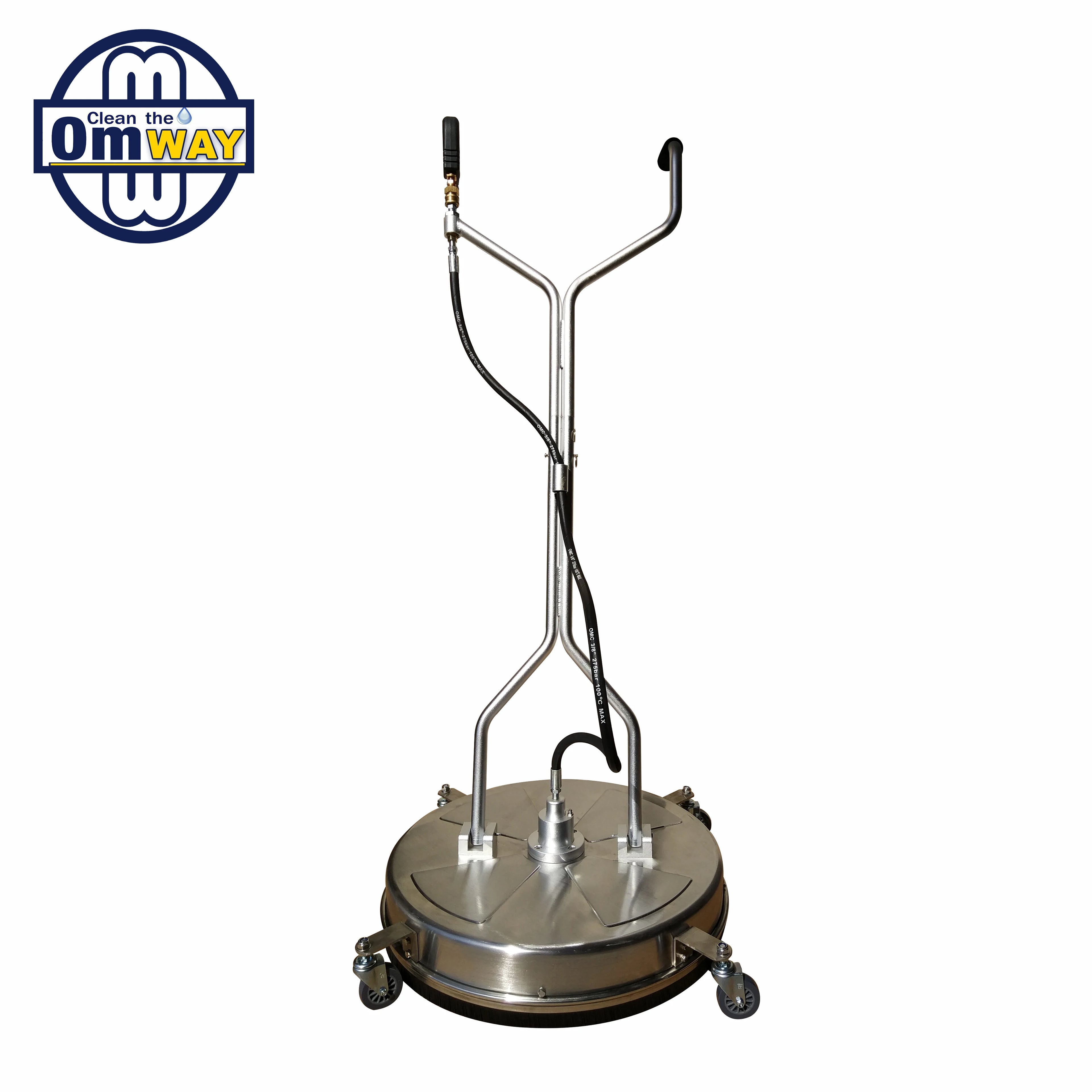 24" High Pressure Washer Surface Cleaner With 3 Tips Rotary Arm