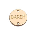 Newest Design Custom Garment Metal Brand logo Metal Clothing Labels Decorative Bag Metal Tags for Handbag