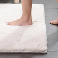 Luxury Ultra Plush Faux Rabbit Fur Rug Machine Made Loop Pile Non-Slip Modern Polyester Customized Color 2.2CM Home Area Rug