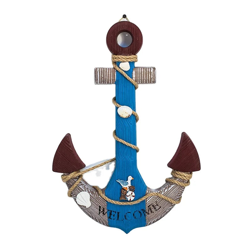 Mediterranean Party Decor San Felipe Model HYB08 Nautical Home Anchor Eco-Friendly Wood