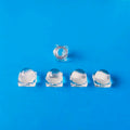 7.6mm SMD 3030 PMMA Aspheric Plano Convex Lens 45 60 90 Degree for LED Strip Light