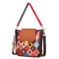 Ladies Small square Underarm Bag Genuine Cow Leather Crossbody Shoulder Bags Rhombus Stitching Women Handbag Purse