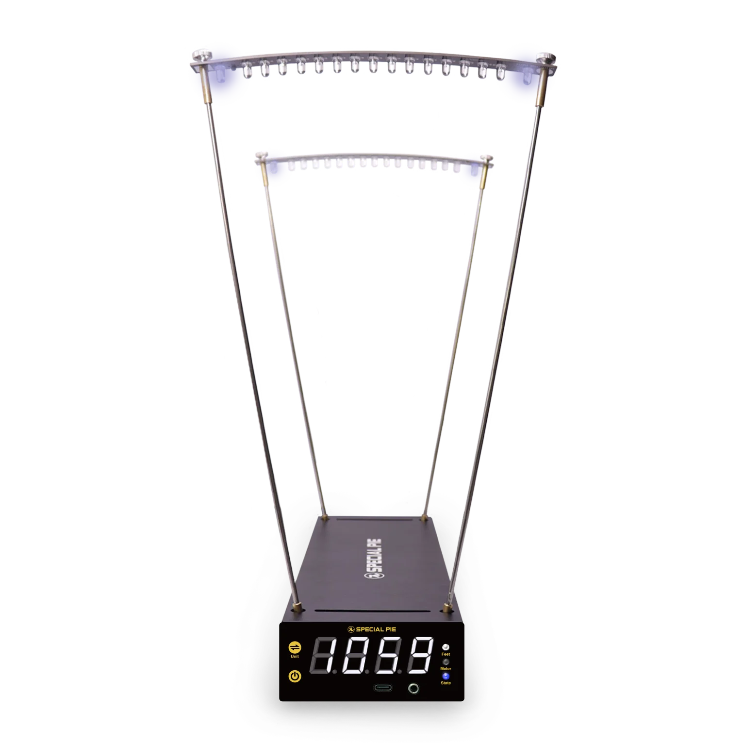 Shooting Chronograph Quick Assembly Without Tools with Audio in Port for Reading the Data Loudly When Connected to a Speaker