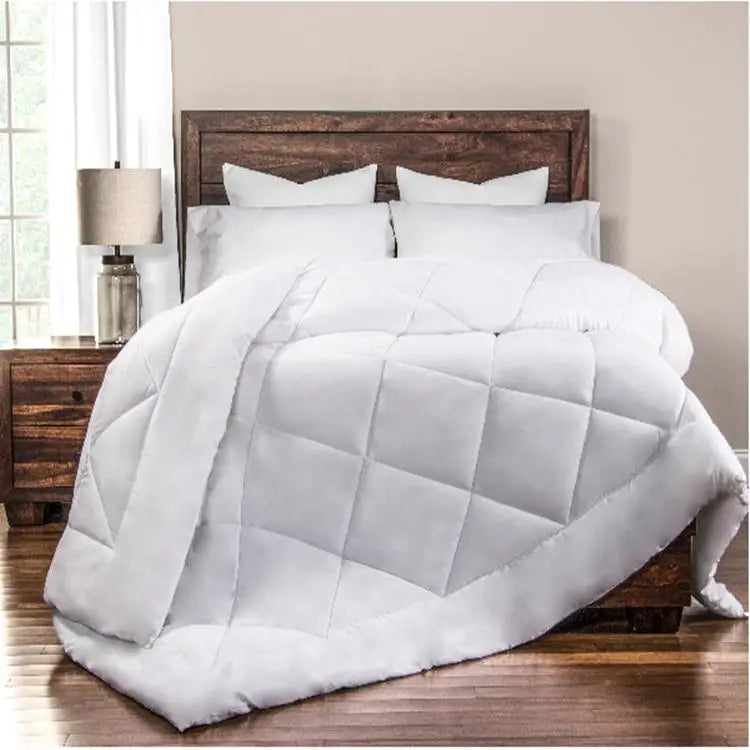 COMFLIVE  Fluffy Comforter Home Bedding White Comforter Soft Down ComforterDown Alternative Comforter