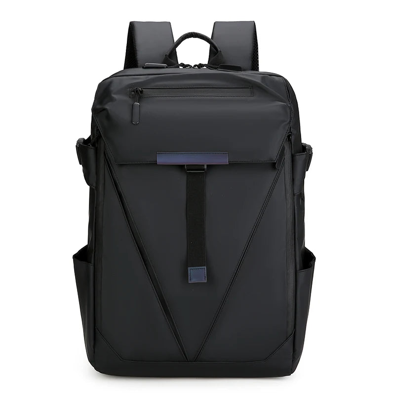 Bangtu Waterproof PU Custom Unisex Laptop Backpack with USB Zipper Closure Letter Pattern for Casual Business & Travel