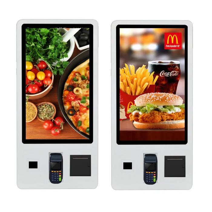 32 Inch Self Order Payment Kiosks with Pos and Ticket Printer for Restaurant and McDonal's Automatic Payment Machine