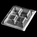 Factory Manufacturer Wax Clamshell Packaging Candle PVC Tray Plastic 4 Hole Wax Fold the Blister Package in Half