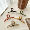 New Arrival 13cm Acrylic Claw Hair Clips Women Fashionable Candy Transparent  Large Plastic Hair Claw Clips for Thick Hair