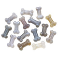 HZ Wholesale Dog Bone Shapes Healing Natural Grey Agate Decoration Natural Crystal Gemstone for Jewelry Making