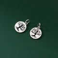 Hot Sale Leaf Charm Pendant 925 Sterling Silver Hollow Key Charm Pendant for Bracelet Necklace Making Accessories