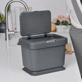 Kitchen Countertop Compost Bin with Lid BPA-Free Food Waste Composter Odor-Free Indoor Compost Pail for Vegetable Scraps