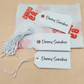 White Paper Customized Design Printing Swing Tag Clothing  Labels