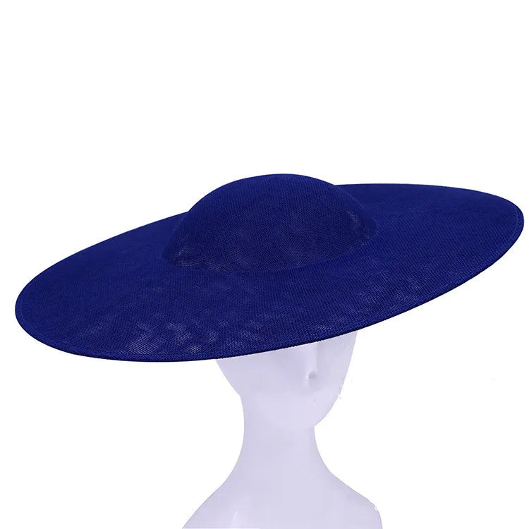 European and American Women's Beach Hats Along the Wave Side Foldable Straw Hat