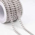 Handmade Silver Stainless Steel Stereoscopic Leaf Chain New Design for Women and Men DIY Jewelry Accessories