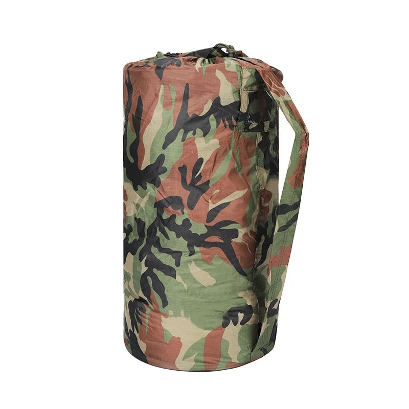 YAKEDA Foldable Outdoor Waterproof Tactical Bag Woodland Camouflage Backpack Large Duffle Bag With Straps