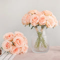 New Arrival British Rose Inspired Artificial Flower Bouquet for Wedding Christmas and Chinese New Year Decoration