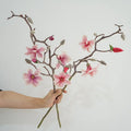 L063 Graceful European Fashion Artificial Flowers Real Touch Yulan Magnolia for Home Wedding Decoration for Valentine's Day