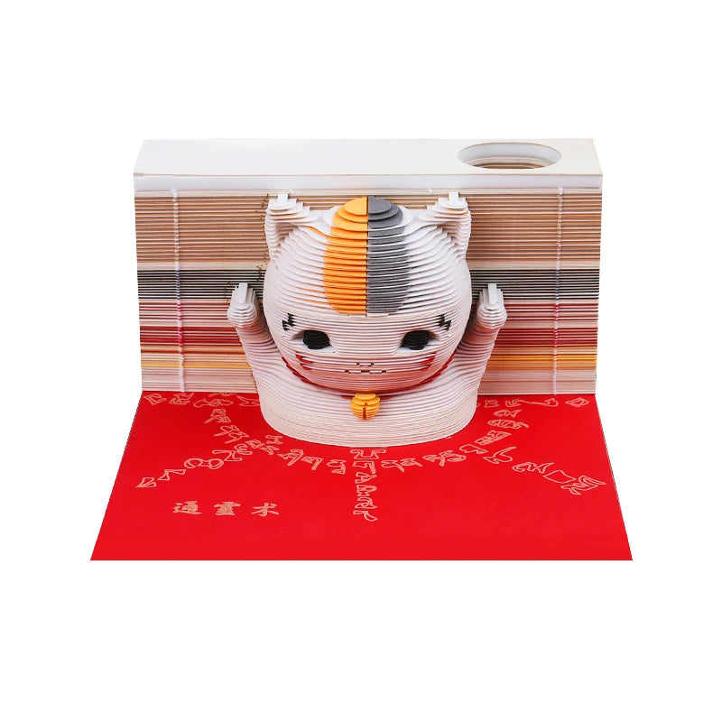 Cat Teacher 3D Memo Pad Holiday Gift Business & Promotional Gifts Notepad Girl Gift
