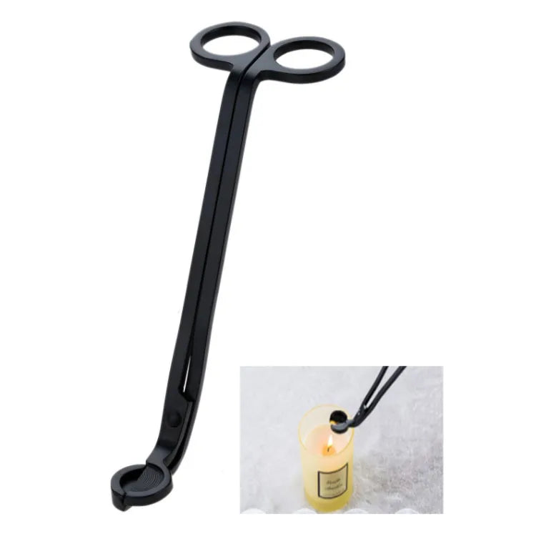 Black Scissor Candle Wick Trimmer Candle Cutter Stainless Steel Wick Clipper Scissor Candle Tool