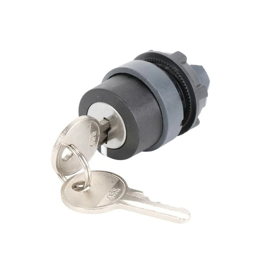 HNARL New 3-speed Self-locking Stay Put 22mm Black Plastic Schneider Key Switch Head ZB5AG3C