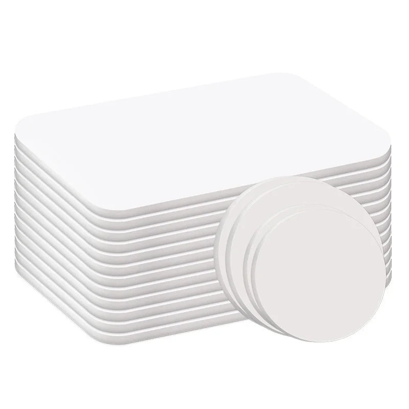 White Foam Custom Round Sponge Double-Sided Tape Strong Adhesive Dot Masking Tape for Office and Home Use Die-Cut