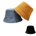 Wholesale Autumn Winter Corduroy Outdoor Bucket Hats Fashion Warm Hat Corduroy Bucket Fisherman Hat