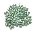 Myanmar Burmese Jade Bucket Jade Bead/AAA Grade Big Hole Long Natural Green Jade Bucket Bead for DIY Jewelry Charm