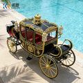Electric Cinderella Wedding Horse Carriage Horse Wagon Horse Carts With Beautiful Light