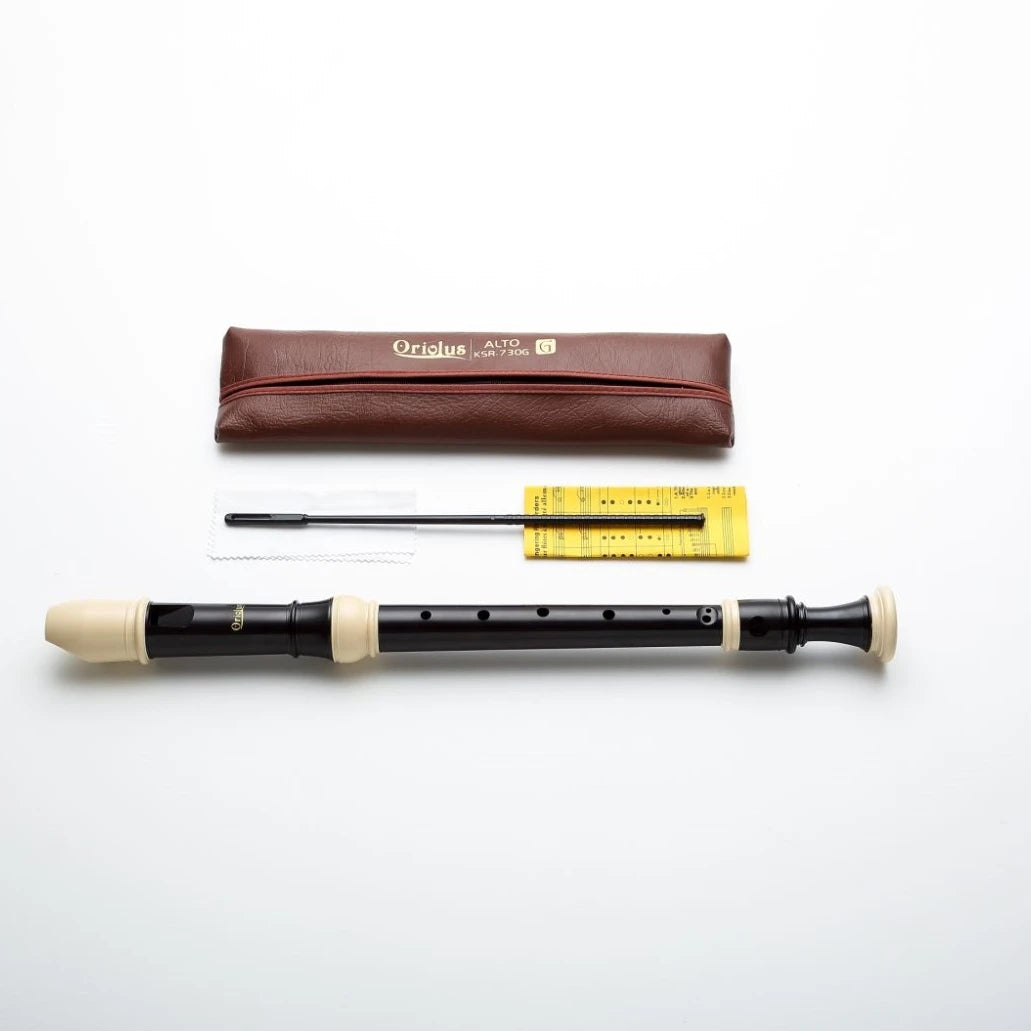 German and Baroque Style 8-Hole Alto Recorder Flute Musical Instrument Accessory