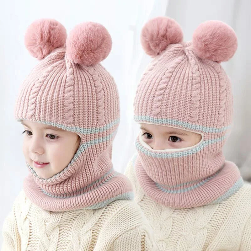 Winter Custom logo Fashion Fitting One Hat Kid Slouch Toddler Beanie Baby Winter Hat Outdoor Winter Hat Kids